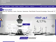 Tablet Screenshot of financebk.com